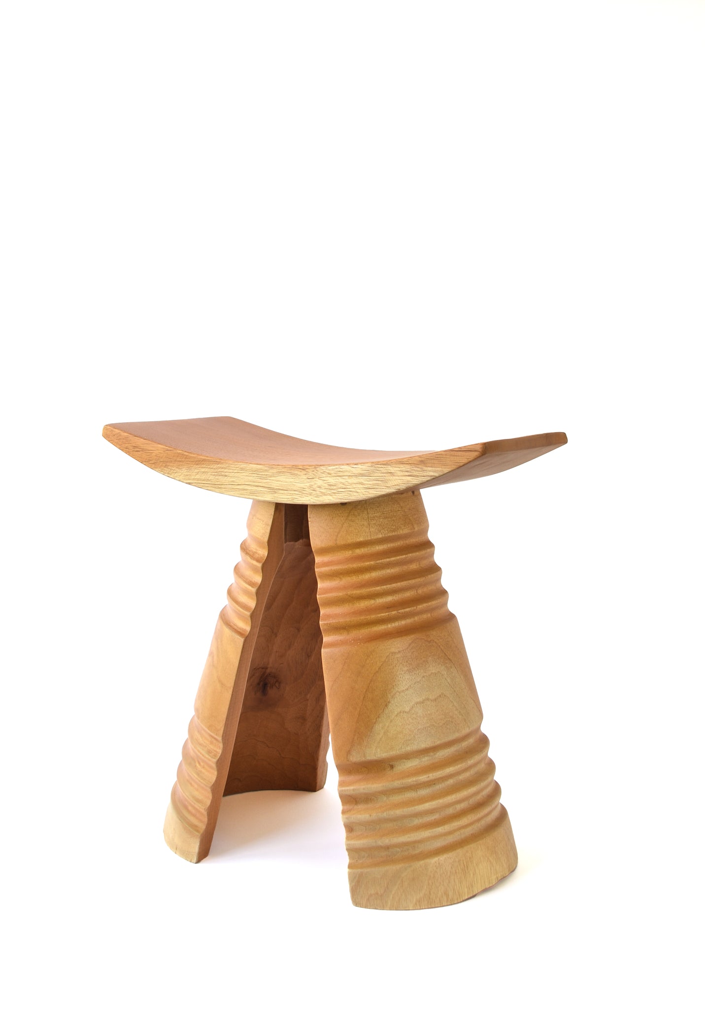 Cedrela Wood Ring Stool from Ghana – Swahili Wholesale